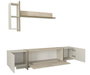 Hanah Home Veyron - Mueble de TV Travertino y Arenisca